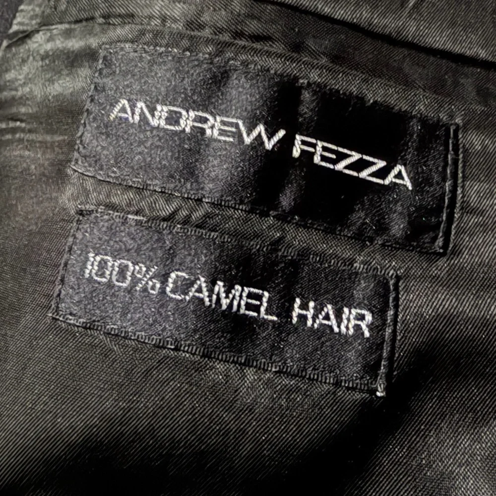 Andrew Fezza 100% camel hair sport coat / blazer size 46L amazing piece‎